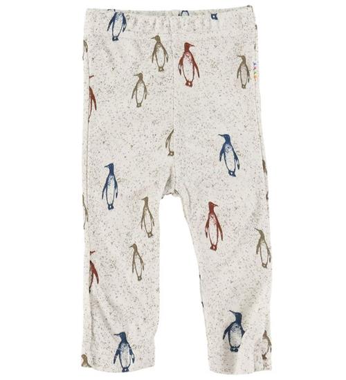 Se Joha Leggings - Bambus - GrÃ¥ m. Pingviner ved KidsWorld