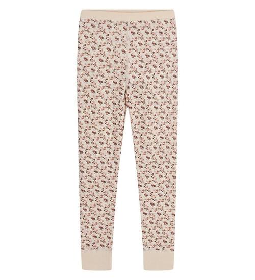 Se Hust and Claire Hust and Claire Leggings - Laso - Uld/Bambus - Wheat Melange m. ved KidsWorld