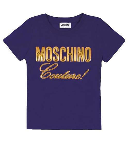 Moschino Moschino T-shirt - Navy m. Guld