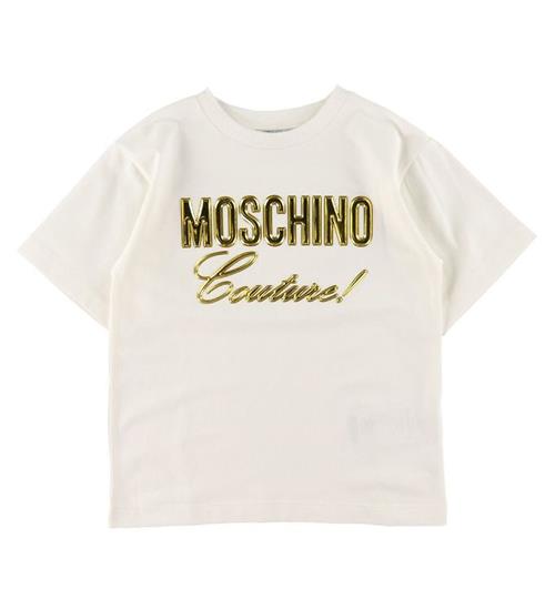 Moschino Moschino T-shirt - Hvid m. Guld