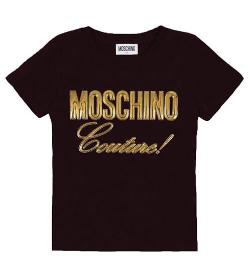 Se Moschino T-shirt - Sort m. Guld ved KidsWorld