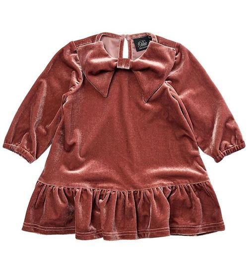 Petit By Sofie Schnoor Kjole - Velour - Rust Red