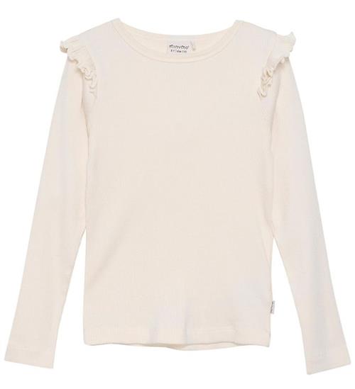 Se Minymo Minymo Bluse - Rib - Seedpearl ved KidsWorld