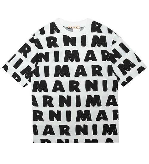 Marni Marni T-shirt - Hvid m. Sort