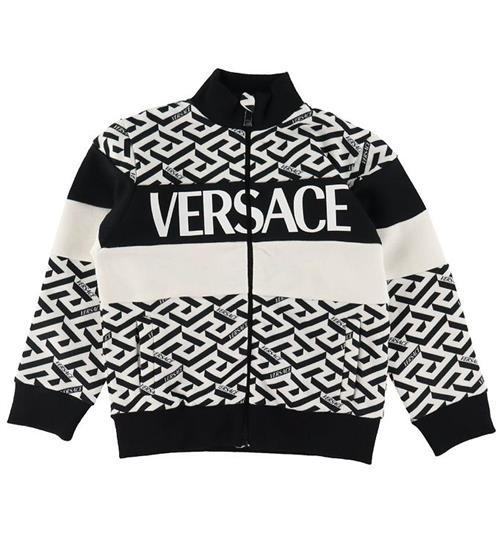 Se Versace Versace Cardigan - Hvid m. Sort ved KidsWorld