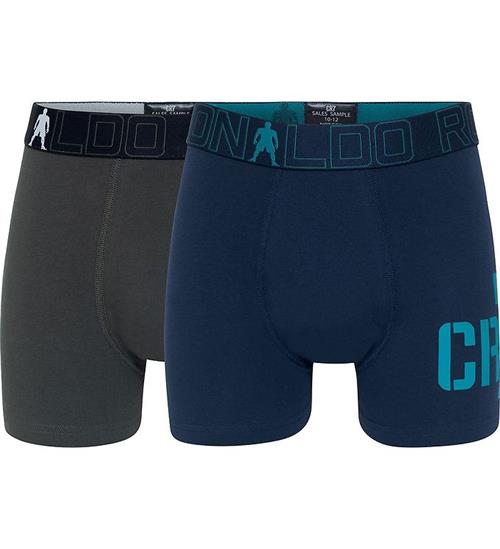 JBS Ronaldo Boxershorts - 2-pak - GrÃ¸n/BlÃ¥