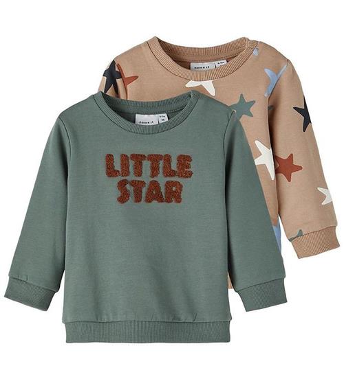 Se Name It Name It Sweatshirt - 2-pak - NbmObert - Affogat ved KidsWorld