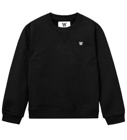 Se Wood Wood Wood Wood Sweatshirt - Rod - Sort ved KidsWorld