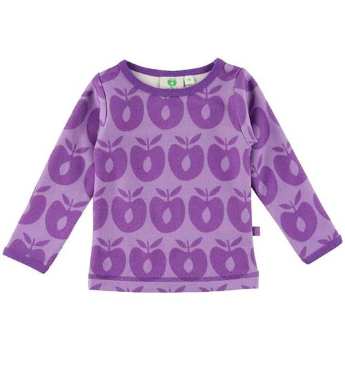 Se SmÃ¥folk Bluse - Uld - Retro Apple - Viola ved KidsWorld