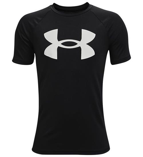 Se Under Armour T-shirt - Tech Big Logo - Sort ved KidsWorld