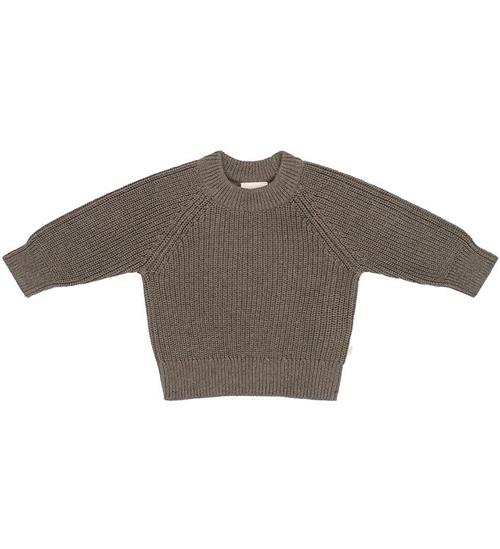 Se Thats Mine That's Mine Bluse - Flo Sweater - Earth Brown Melange ved KidsWorld