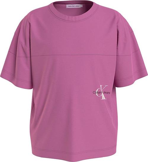 Calvin Klein Calvin Klein T-Shirt - Monogram Off Placed T-shirt - Iris Orchid