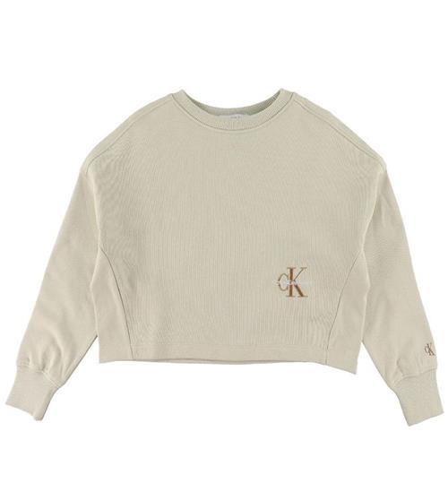 Calvin Klein Calvin Klein Sweatshirt - Monogram - Eggshell