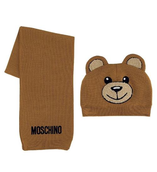 Moschino Moschino GaveÃ¦ske - Hue/HalstÃ¸rklÃ¦de - Uld/Polyester - Brun