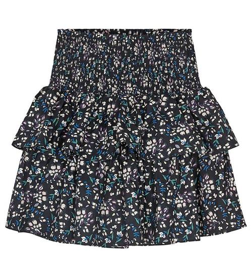 Designers Remix Nederdel - Sandrine - Black Flower Print