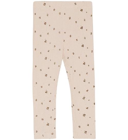 Monsieur Mini Monsieur Mini Leggings - Mini Chocolate - Off White