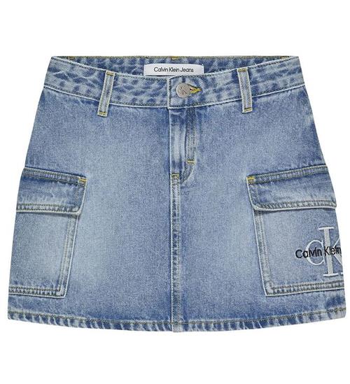 Calvin Klein Calvin Klein Nederdel - Pockets Denim - Chalky Blue