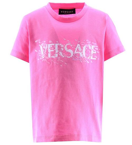 Se Versace T-shirt - Pink Paradise m. Print ved KidsWorld