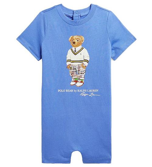 Se Polo Ralph Lauren Polo Ralph Lauren Sommerdragt - Watch Hill - BlÃ¥ m. Bamse ved KidsWorld