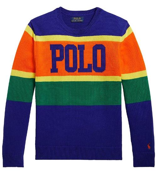 Se Polo Ralph Lauren Bluse - Strik - Voyager - Multifarvet ved KidsWorld