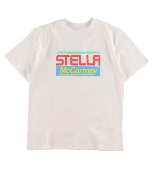 Se Stella McCartney Kids Stella McCartney Kids T-shirt - Hvid m. Print ved KidsWorld