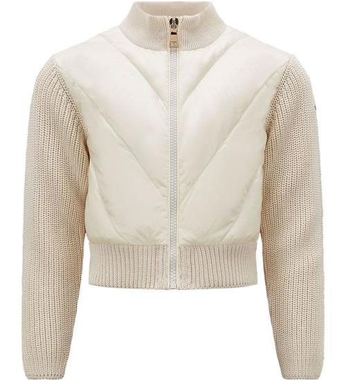 Moncler Cardigan - Strik/Dun - Off White