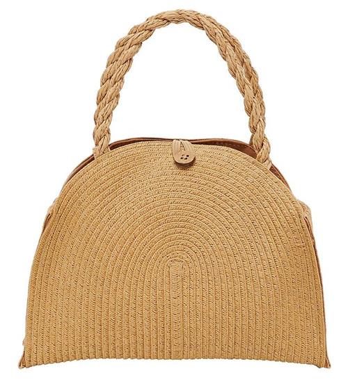 Se Lil Atelier Lil' Atelier Taske - NkfFajan - Straw/White Pepper ved KidsWorld