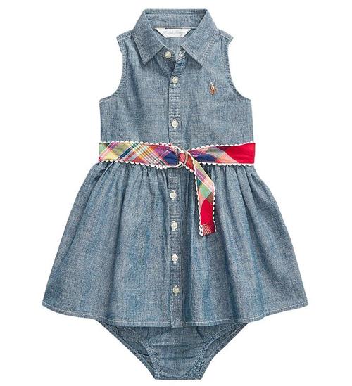 Polo Ralph Lauren Kjole m. Bloomers - Denim - Watch Hill - BlÃ¥