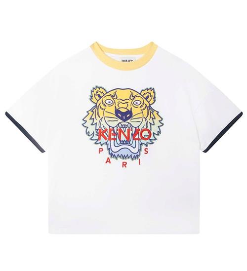 Se Kenzo T-shirt - Hvid m. Tiger ved KidsWorld