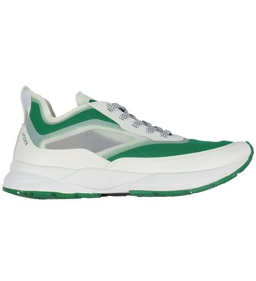 Se Woden Sneakers - Stelle Transparent - Hvid/Basil ved KidsWorld