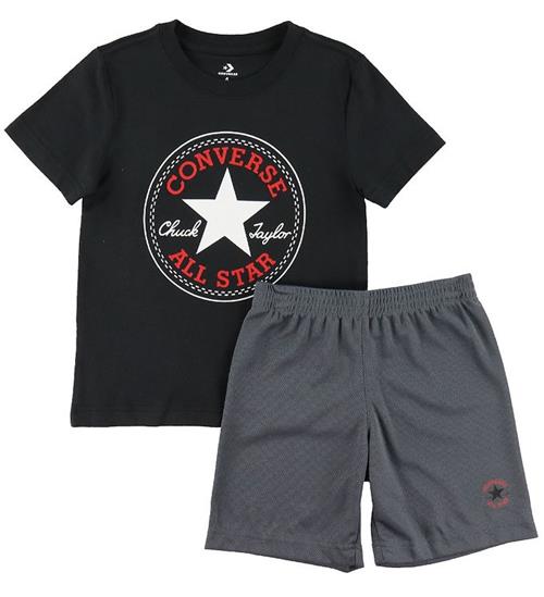 Converse Converse ShortssÃ¦t - T-shirt/Shorts - Dark Gray