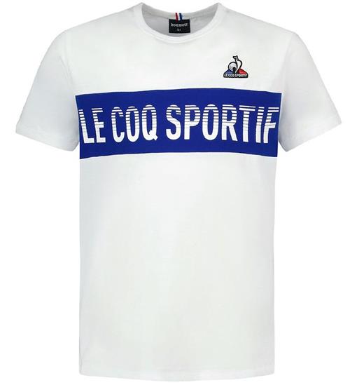 Se Le Coq Sportif Le Coq Sportif T-shirt - BAT Tee - Hvid ved KidsWorld