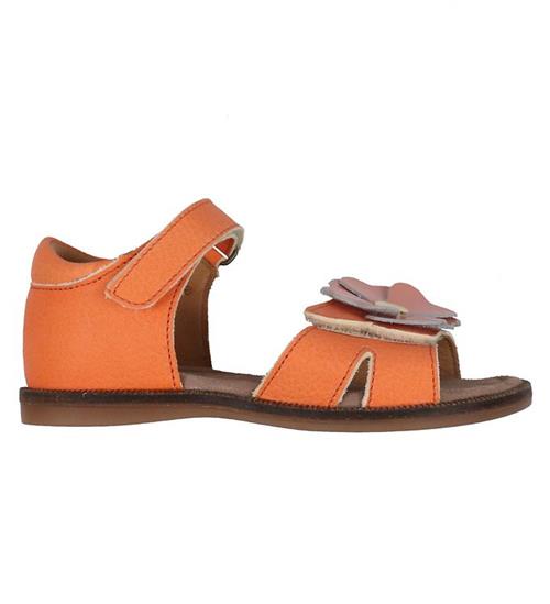 Se Bisgaard Bisgaard Sandaler - Barbara C - Orange ved KidsWorld