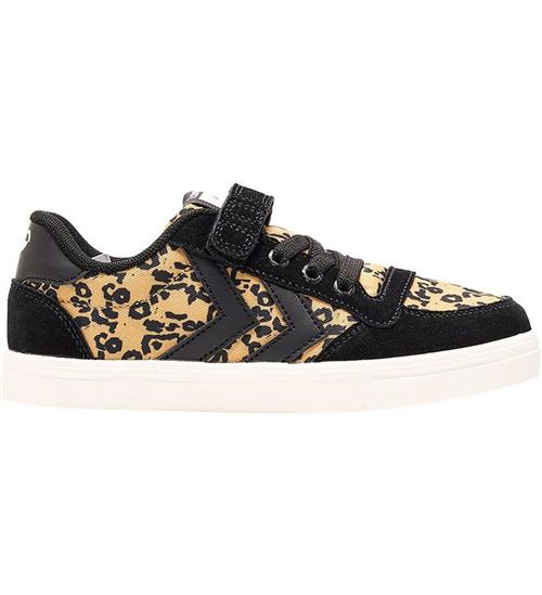 Hummel Hummel Sko - Slimmer Stadil Low JR - Sort m. Leopard