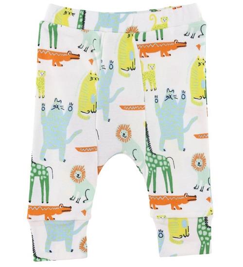 Se Stella McCartney Kids Leggings - Hvid m. Dyr ved KidsWorld