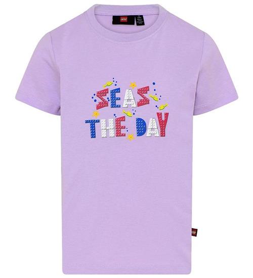 Se LEGOÂ® Wear LEGOÂ® Wear T-Shirt - LWTaylor 304 - Medium Purple ved KidsWorld