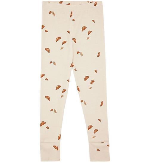 Se VACVAC Leggings - Carli - Mini Croissant - Beige ved KidsWorld