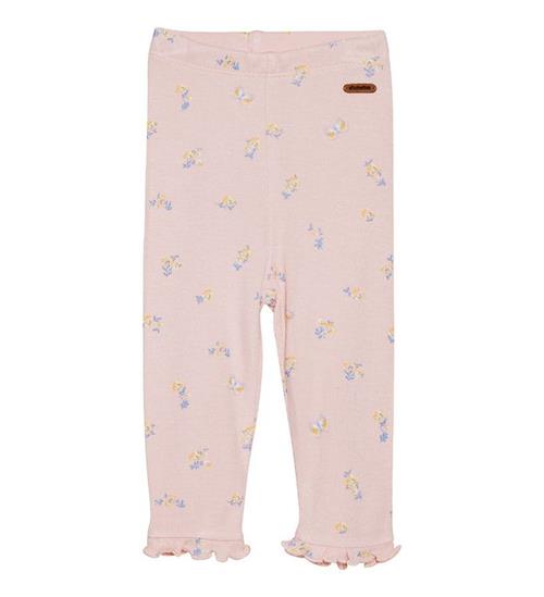 Se Minymo Minymo Leggings - Rib - Peach Whip ved KidsWorld