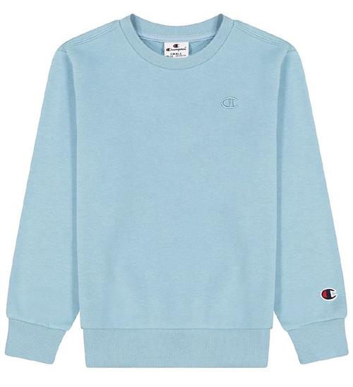 Se Champion Champion Fashion Sweatshirt - Crewneck - LyseblÃ¥ ved KidsWorld