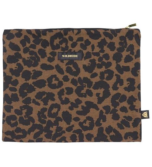 Se Wildride Taske - Pouch - 35x27 cm. - Brown Leopard ved KidsWorld