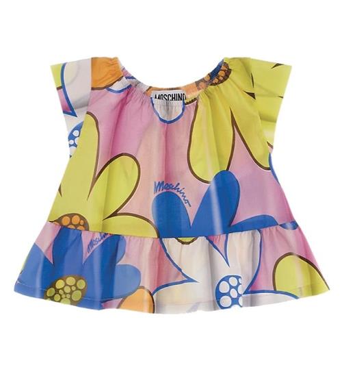 Se Moschino Moschino Top - Pink Flowers ved KidsWorld