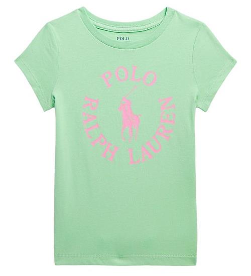 Polo Ralph Lauren Polo Ralph Lauren T-shirt - Longwood - LysegrÃ¸n m. Rosa