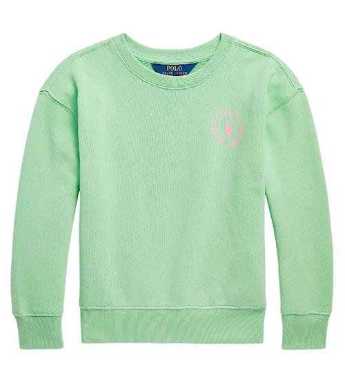 Polo Ralph Lauren Polo Ralph Lauren Sweatshirt - Longwood - LysegrÃ¸n m. Rosa