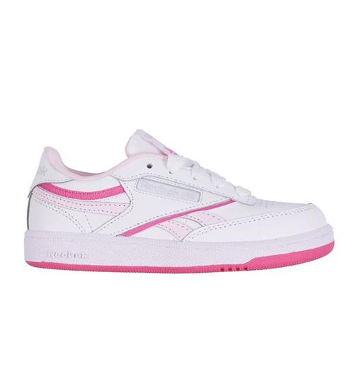 Se Reebok Reebok Sko - Club C Revenge Kids Enfants - Hvid/Pink ved KidsWorld