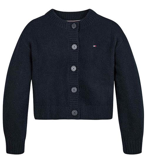 Tommy Hilfiger Cardigan - Strik - Pointelle - Desert Sky