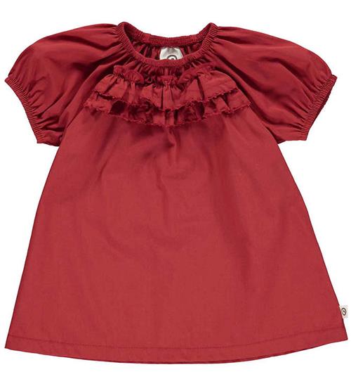 MÃ¼sli Kjole - Poplin - Berry Red