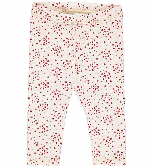 Se MÃ¼sli Leggings - Love Buttercream/Berry Red ved KidsWorld