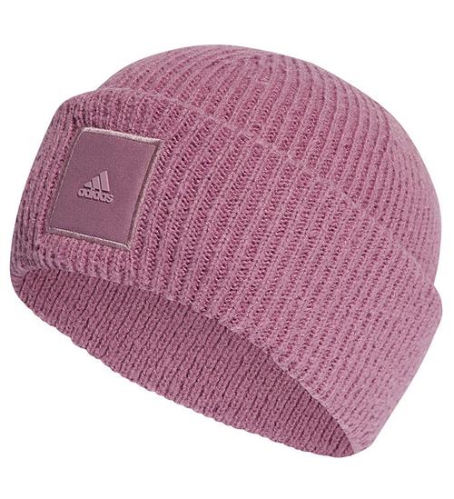 Se adidas Performance Hue - Strik - Wid Cuff Beanie - Lilla ved KidsWorld