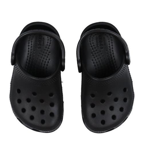 Se Crocs Sandaler - Classic Clog T - Sort ved KidsWorld