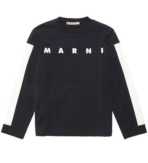 Se Marni Bluse - Sort m. Hvid ved KidsWorld